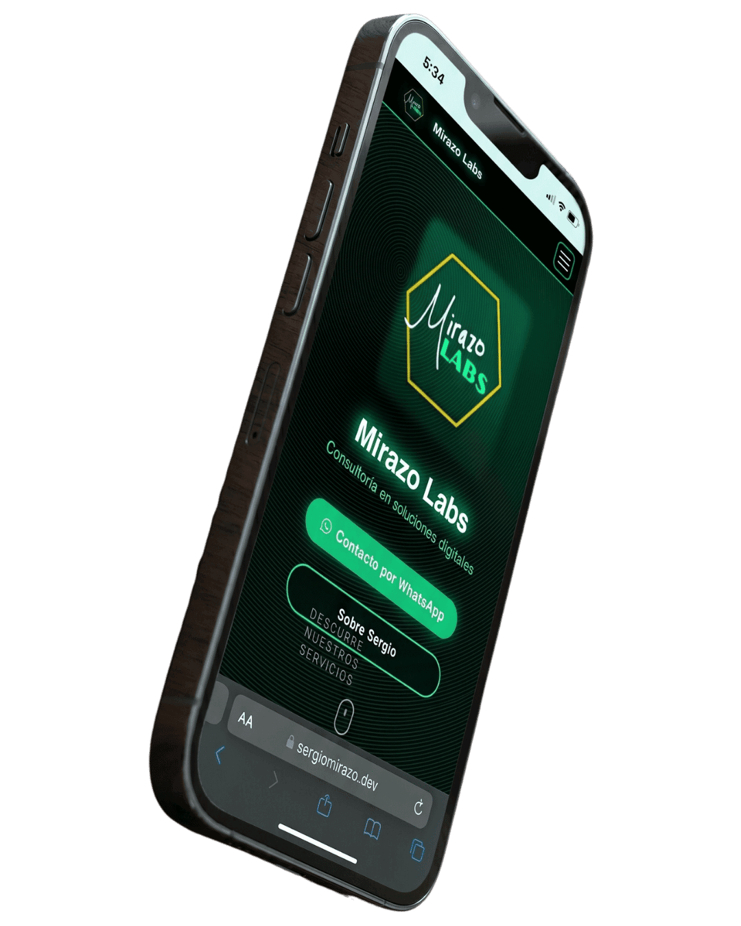 Mirazo Labs on mobile